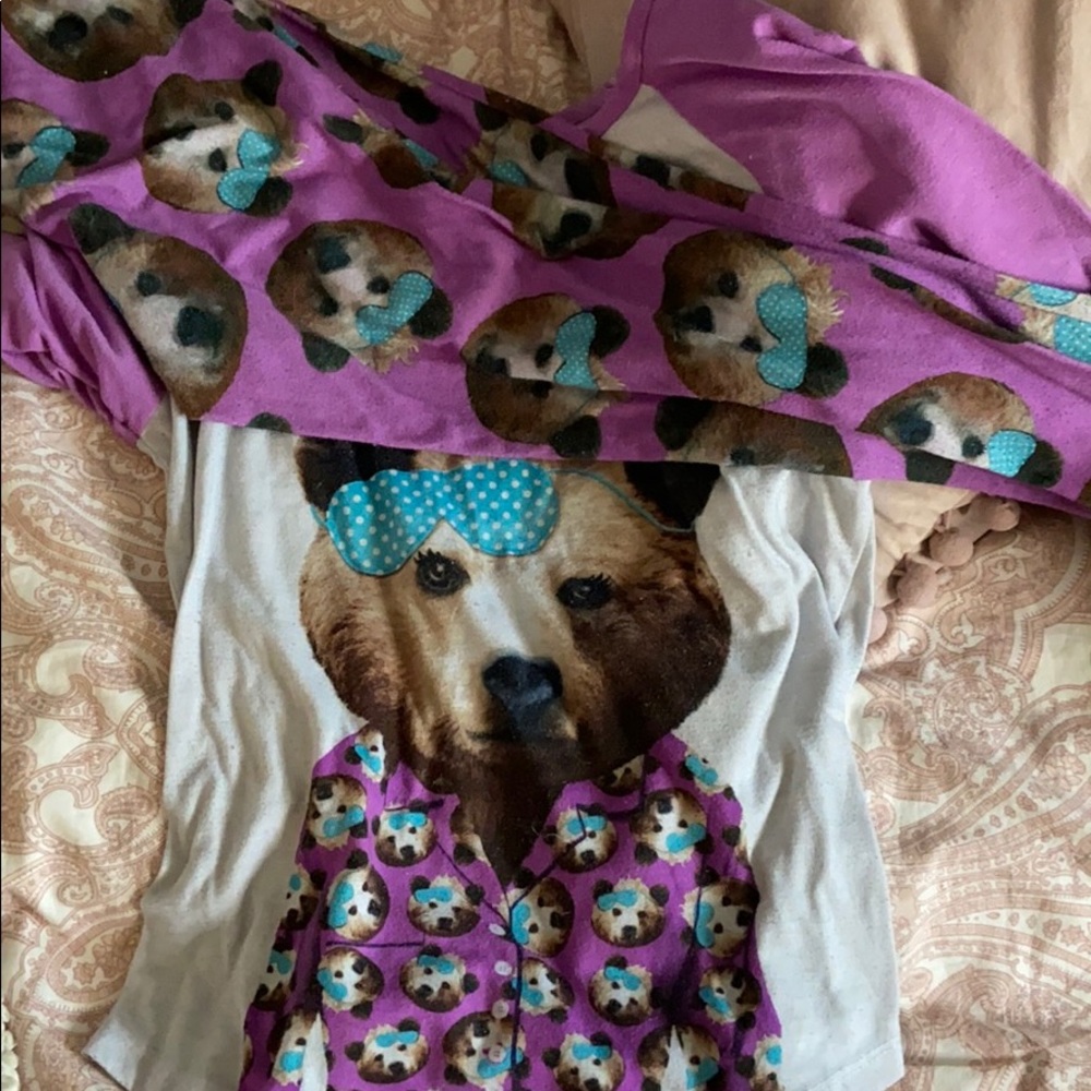 Kids bear pajamas